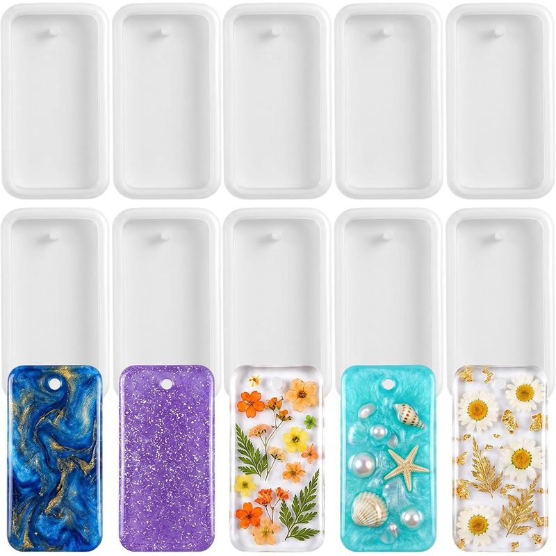 Silicone Epoxy Resin Molds Set - 10 stampi per la creazione di