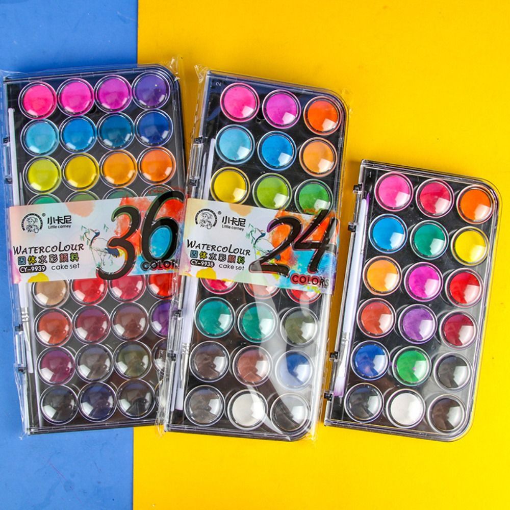 12/18/24/36 colori Set di colo - Watercolor Paint Set Solid Pigment recensione e prezzo