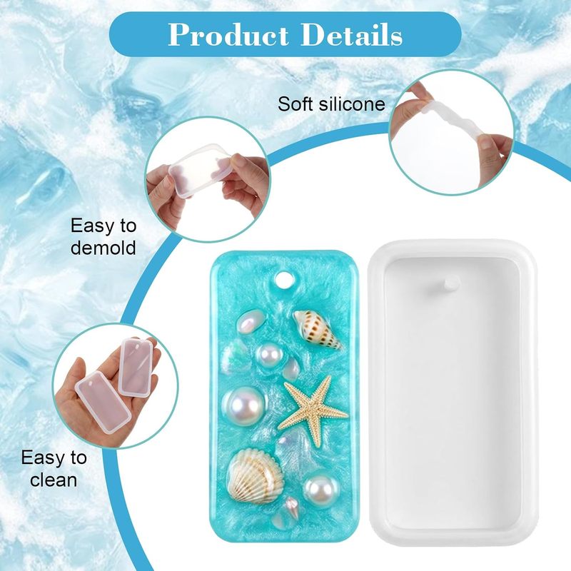 10 stampi per la creazione di  - Silicone Epoxy Resin Molds Set recensione e prezzo