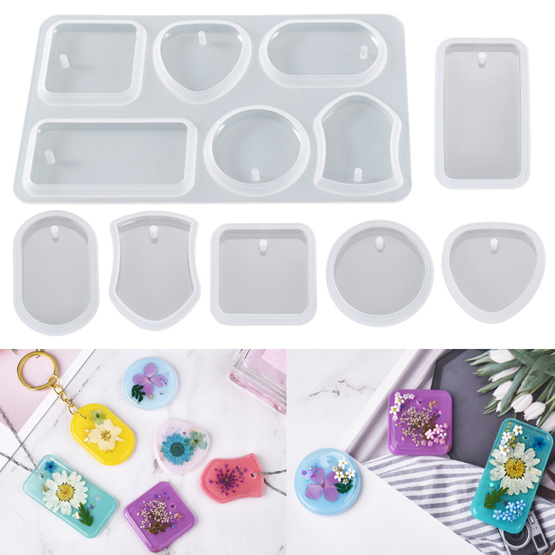 Ciondolo portachiavi fai da te - Silicone Epoxy Resin Molds Set recensione e prezzo