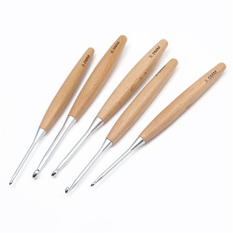 M12K-40 pezzi, uncinetti da un - Wooden Crochet Hooks Ergonomic Handle recensione e prezzo