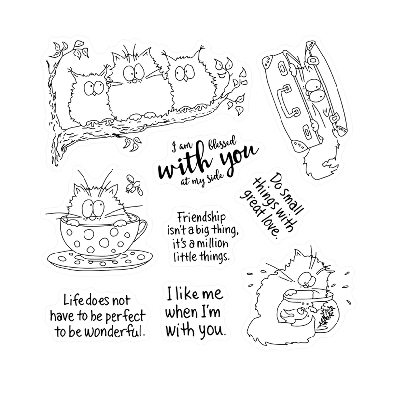 Fustelle per taglio e timbri t - Clear Silicone Stamps For Card Making recensione e prezzo