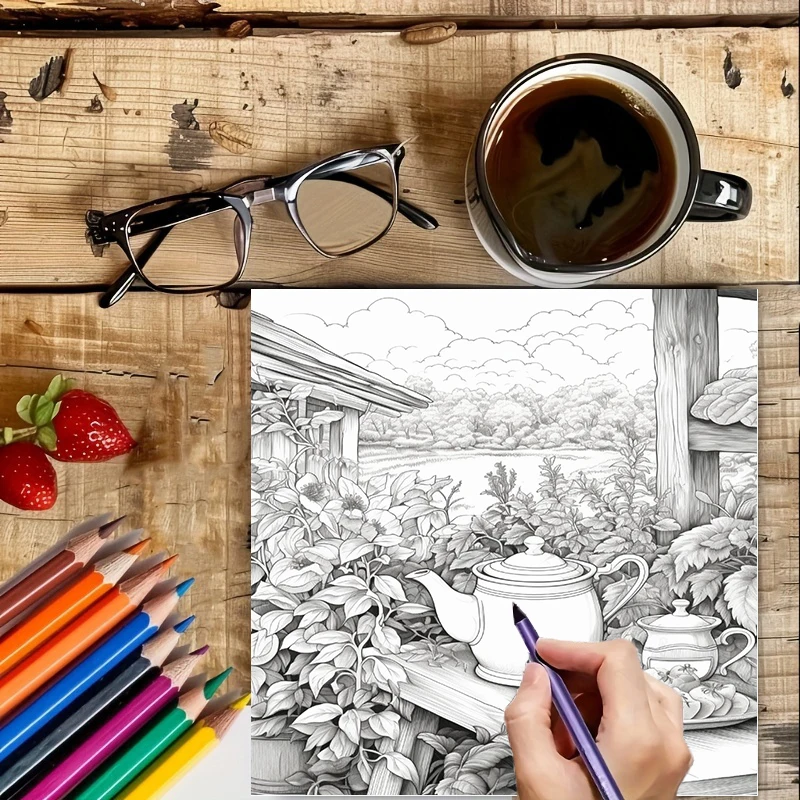 Libro da colorare Tea In The G - Painting Supplies recensione e prezzo