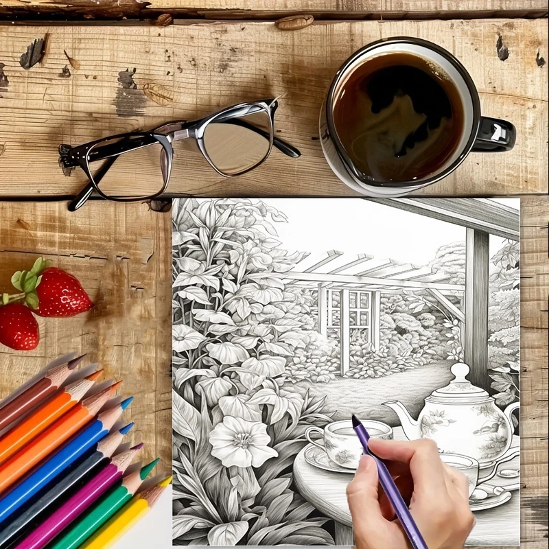 Libro da colorare Tea In The G - Painting Supplies recensione e prezzo
